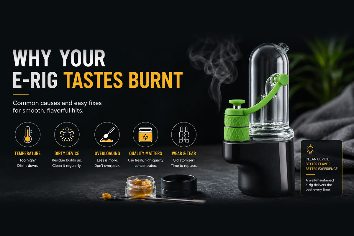 Why Your E‑Rig Tastes Burnt BOMB  BOMBERIG