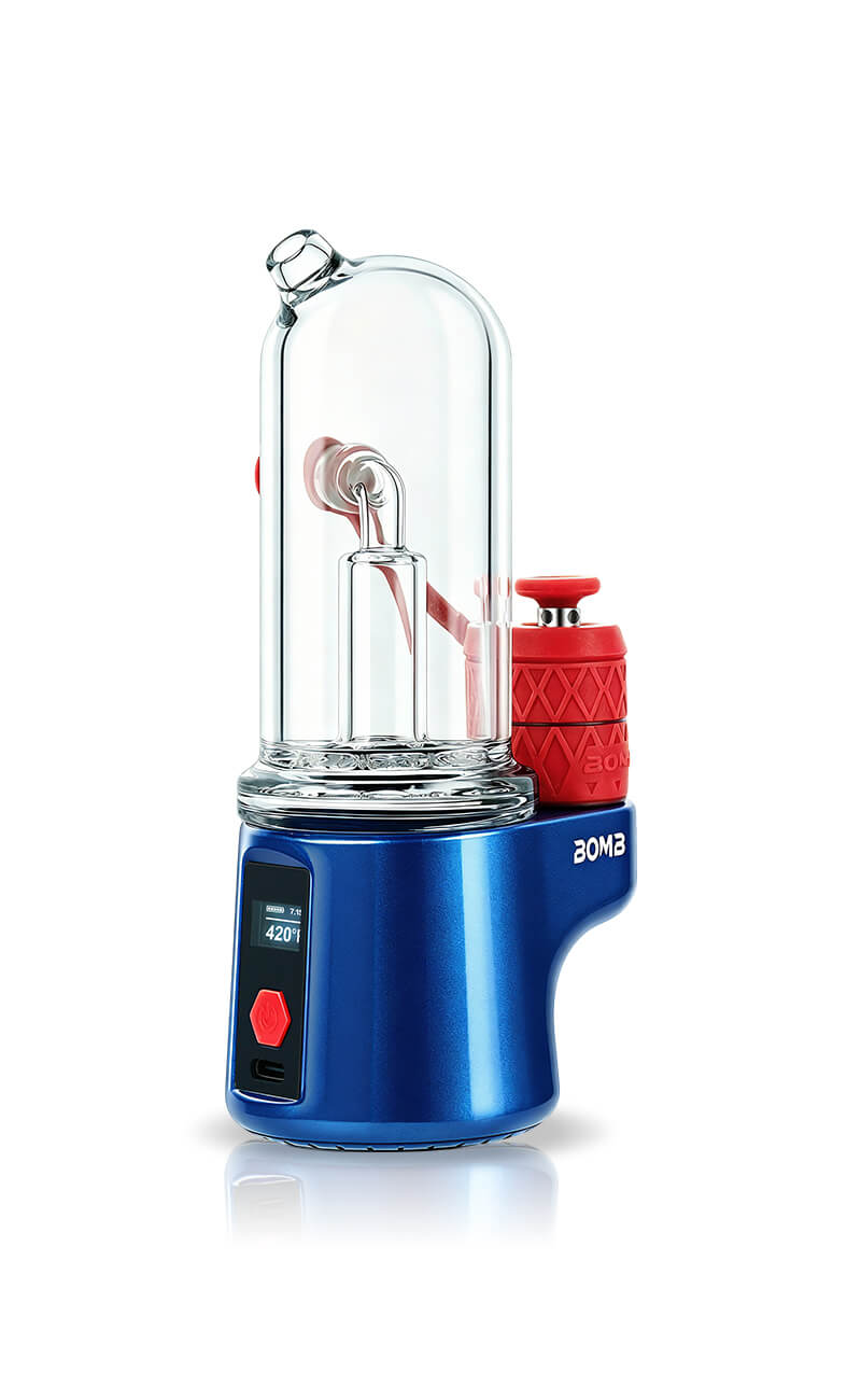 Bomb Erig Aerix -Portable Electric Dab Rig Liberty Blue
