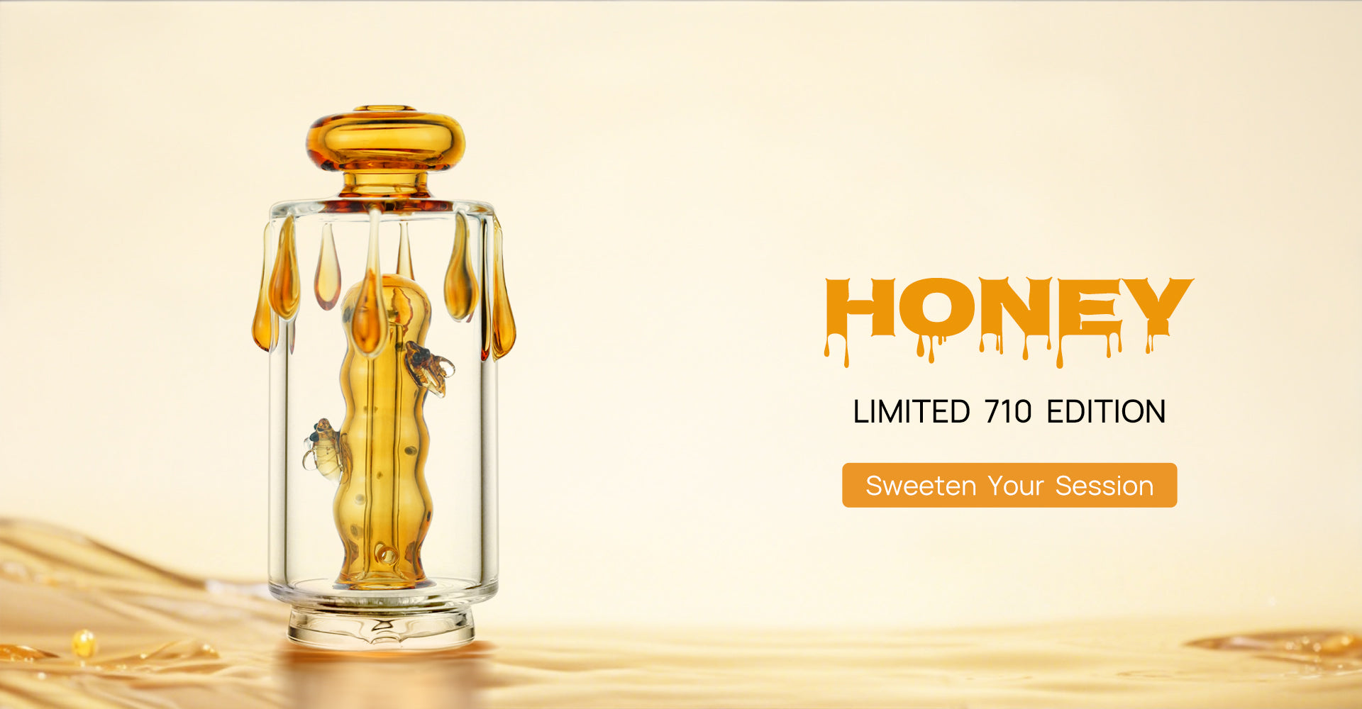 BOMB ERIG 710 GLASS top Honey