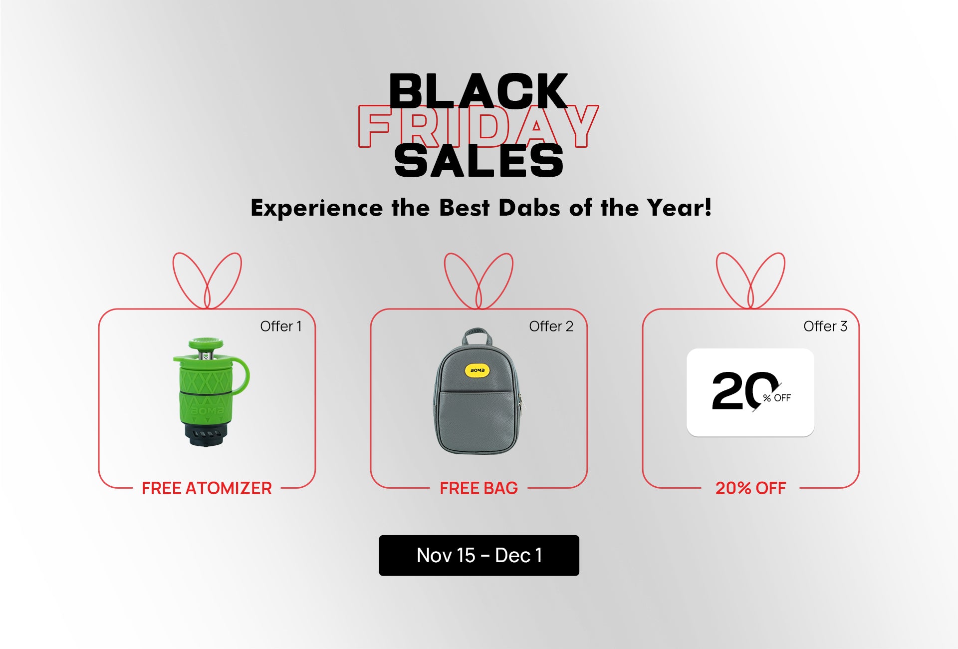 BOMB ERIG BLACKFRIDAY SAELS