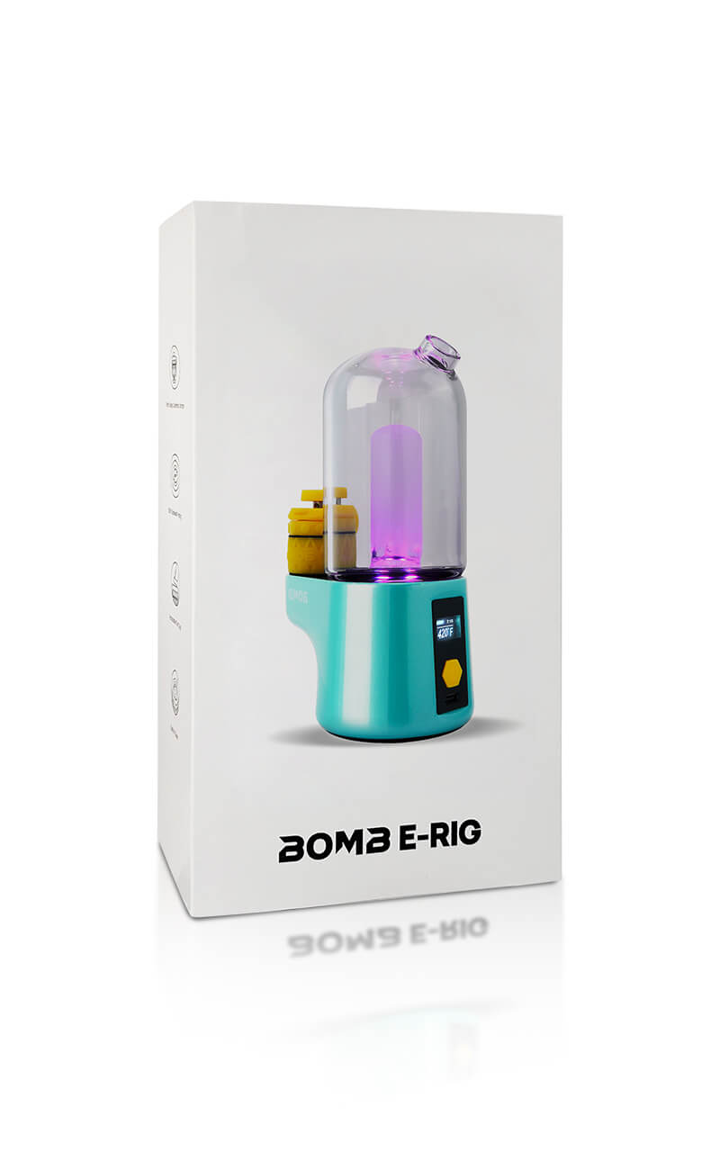 Bomb Portable Electric Dab Rig-Teal BOMB