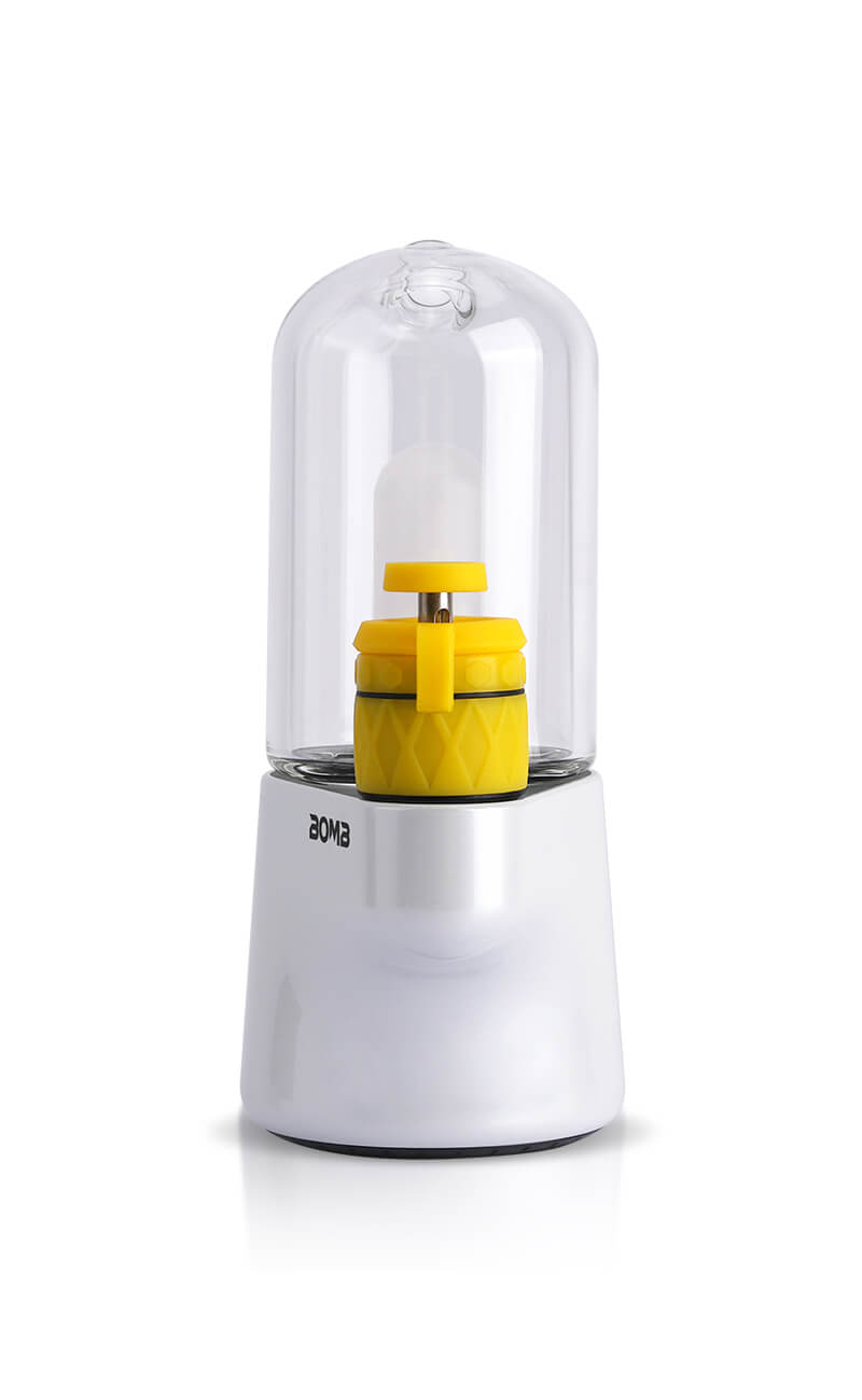 Bomb Portable Electric Dab Rig-White BOMB