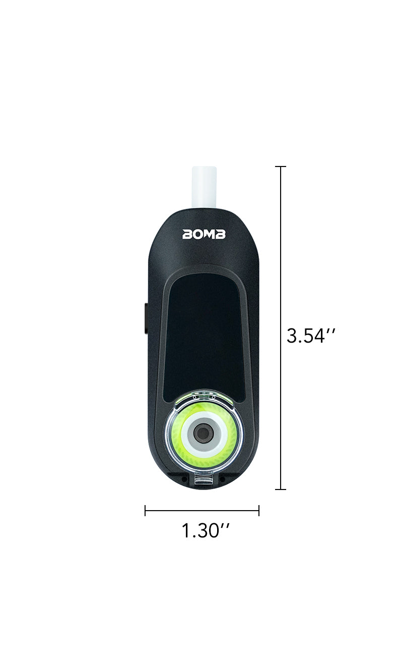 Bomb × VapX Magic Bean Mobile Vaporizer- Onyx Black
