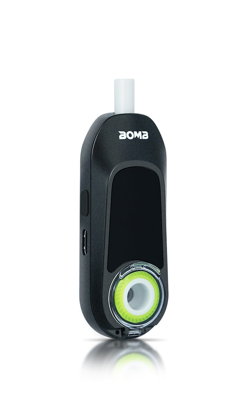 Bomb × VapX Magic Bean Mobile Concentrate Vaporizer- Onyx Black