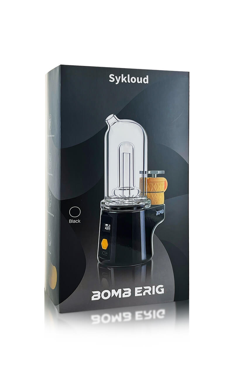 BOMB ERIG Sykloud - Portable Electric Dab Rig - Black BOMB