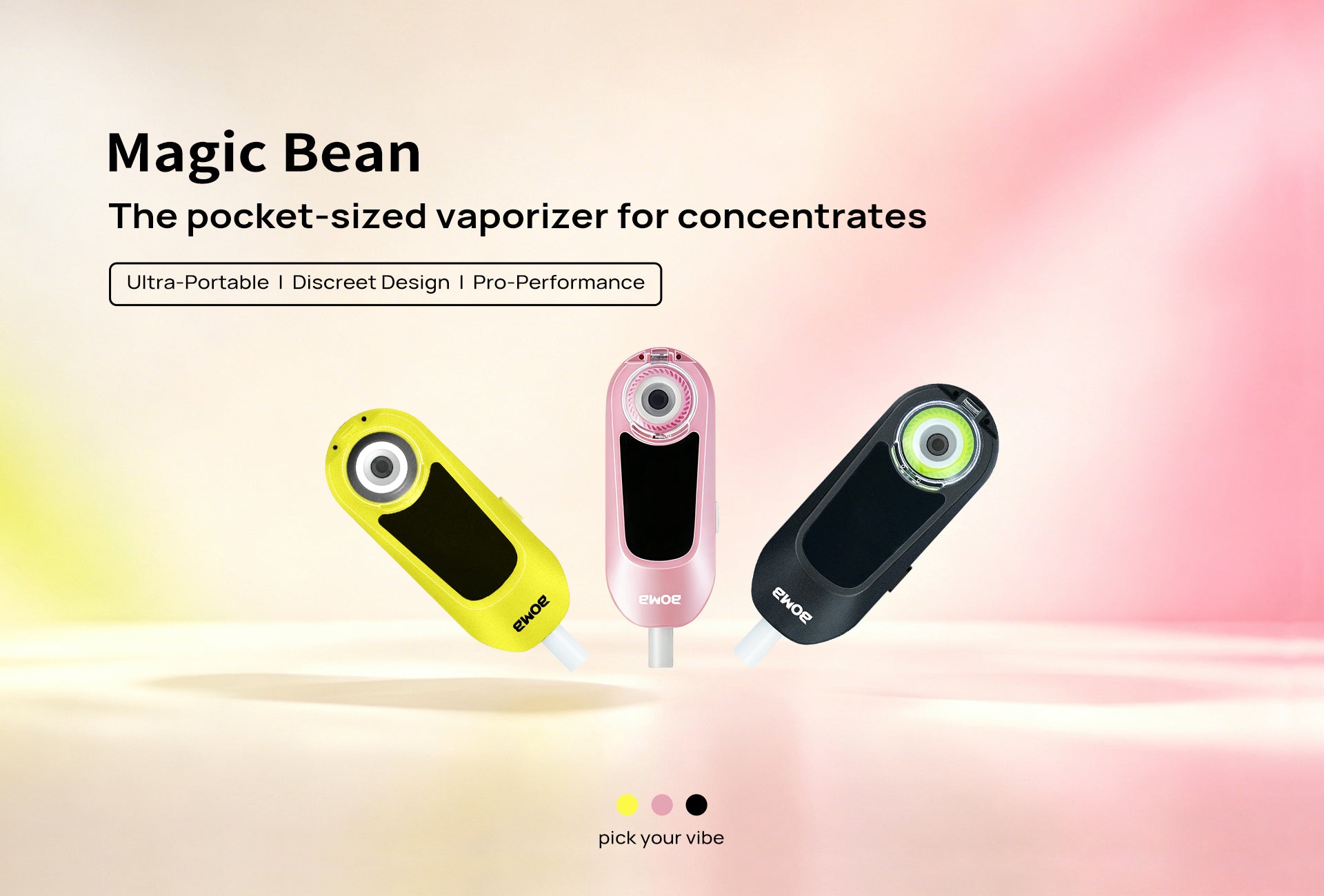 magic bean three color banner