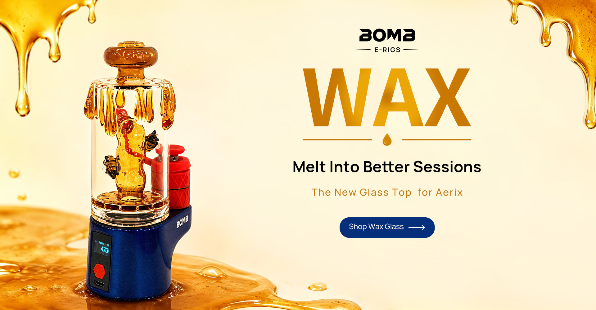 BOMB ERIg Aerix Glas Top wax 710 glass