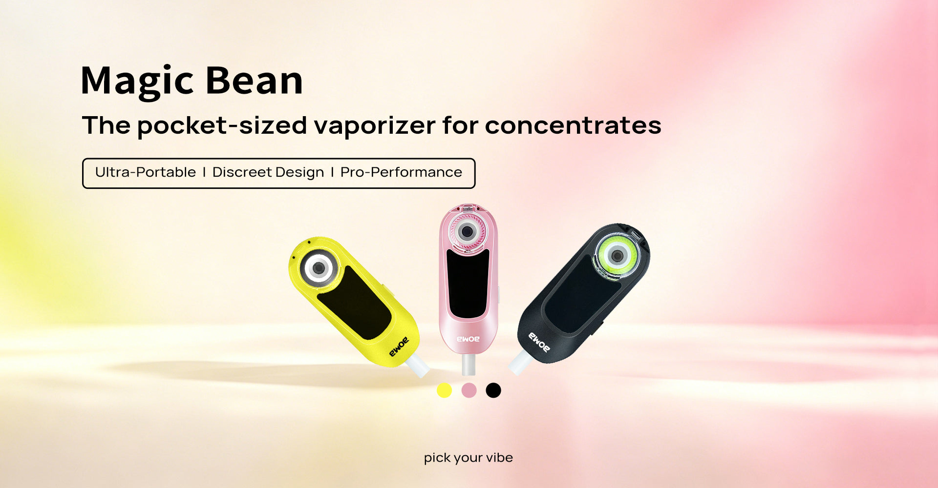 magic bean three color banner